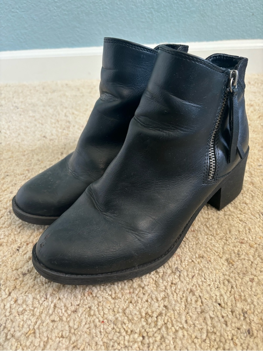 Dolcetta Black Ankle Boots